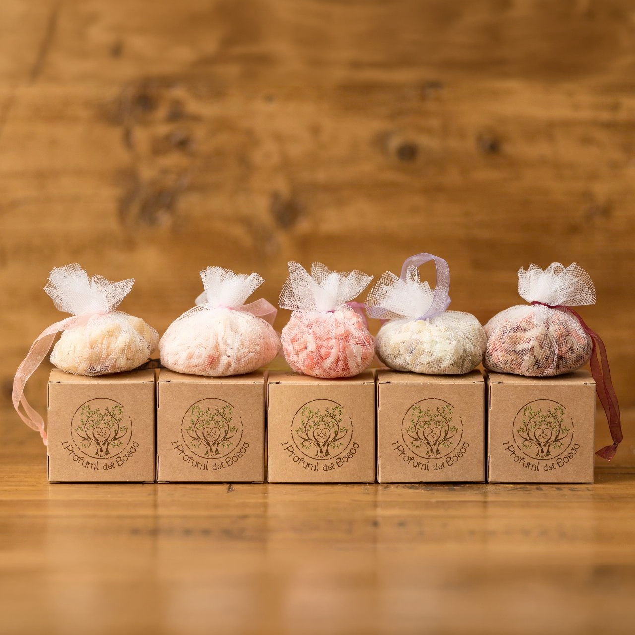 Set di sacchetti da doccia (5 aromi)