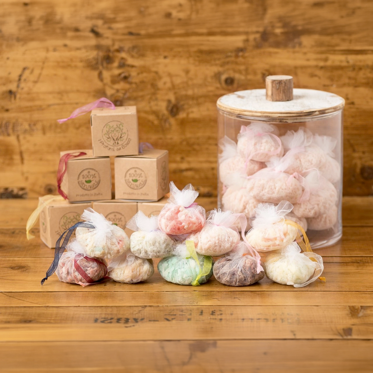 Set di sacchetti da doccia (5 aromi)