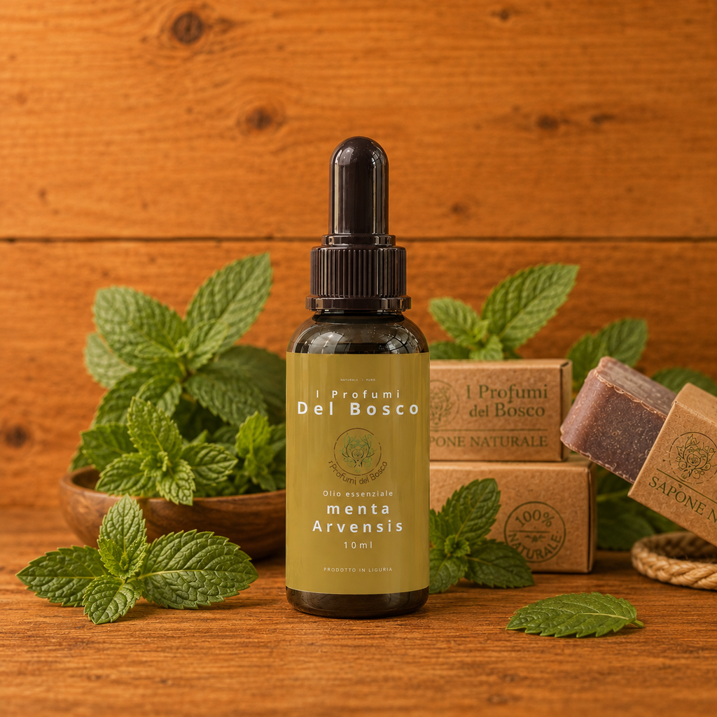 Olio essenziale di menta Arvensis
