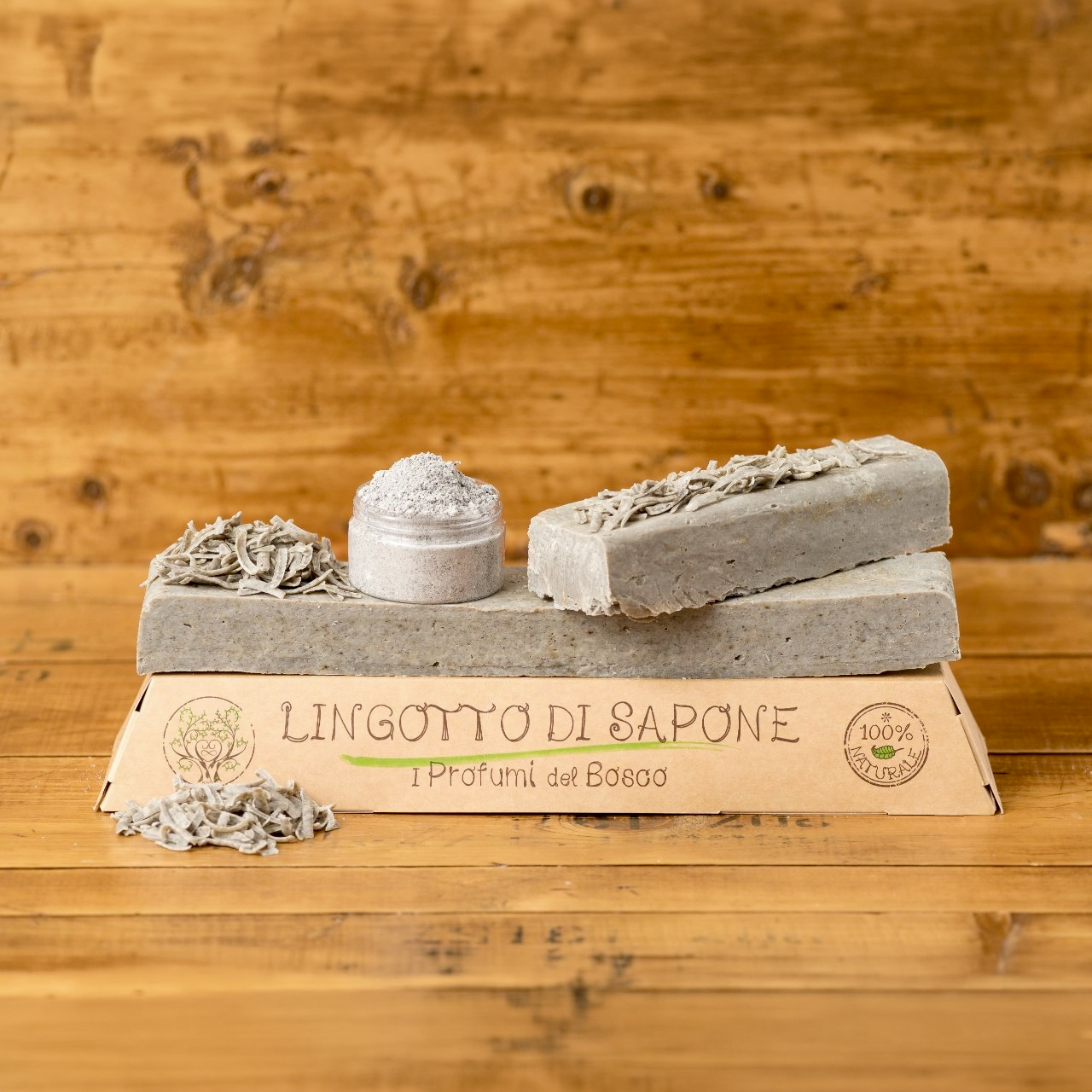 Lingotto di sapone da bucato alla cenere - Per lavaggio a mano
