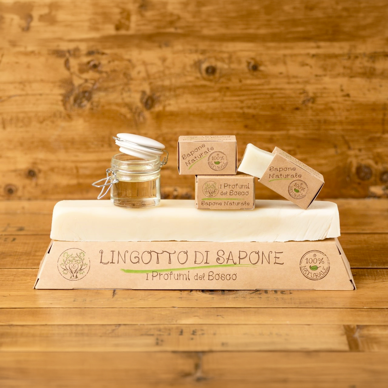 Lingotto di sapone naturale artigianale Marsiglia