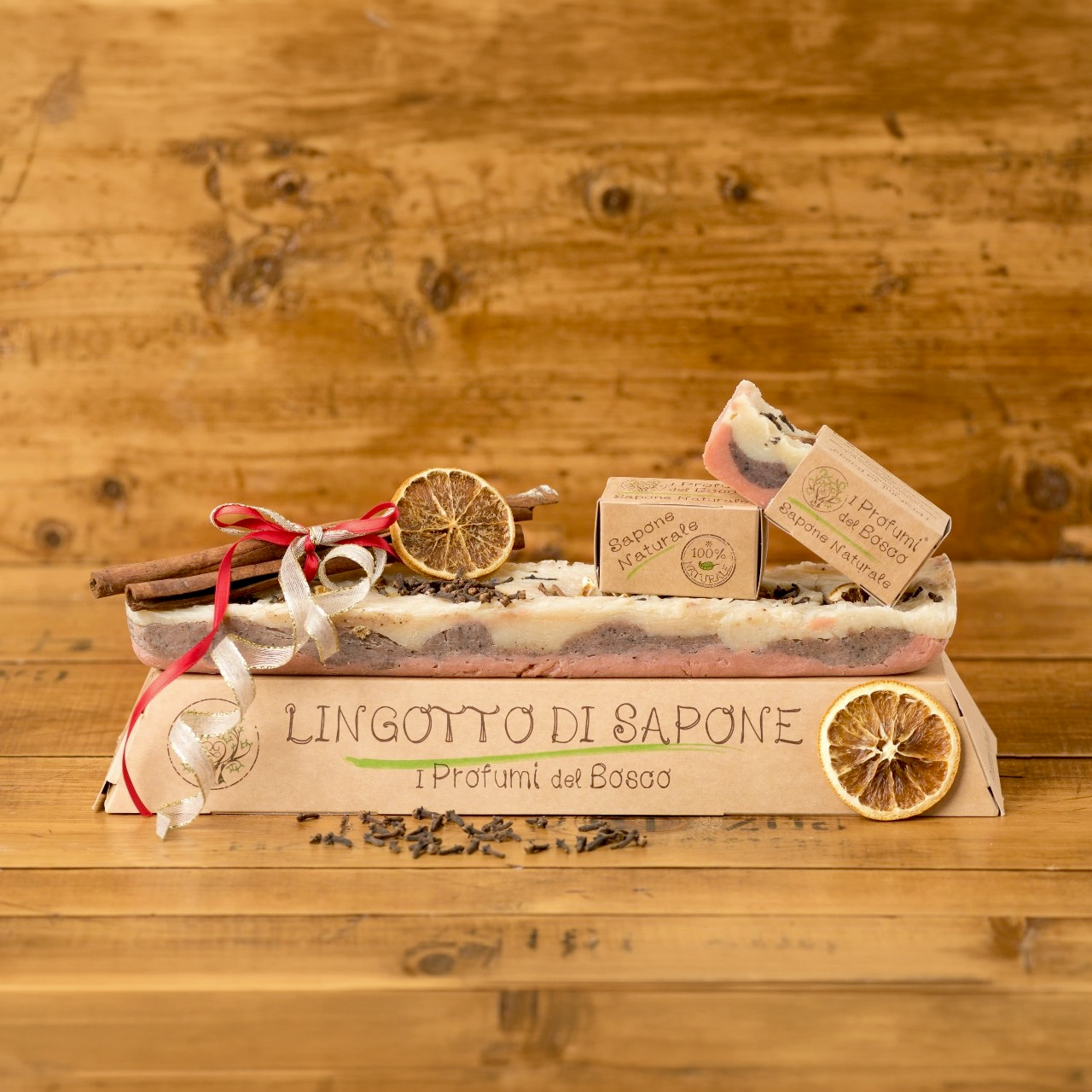 Lingotto di sapone naturale artigianale Spirits Christmas