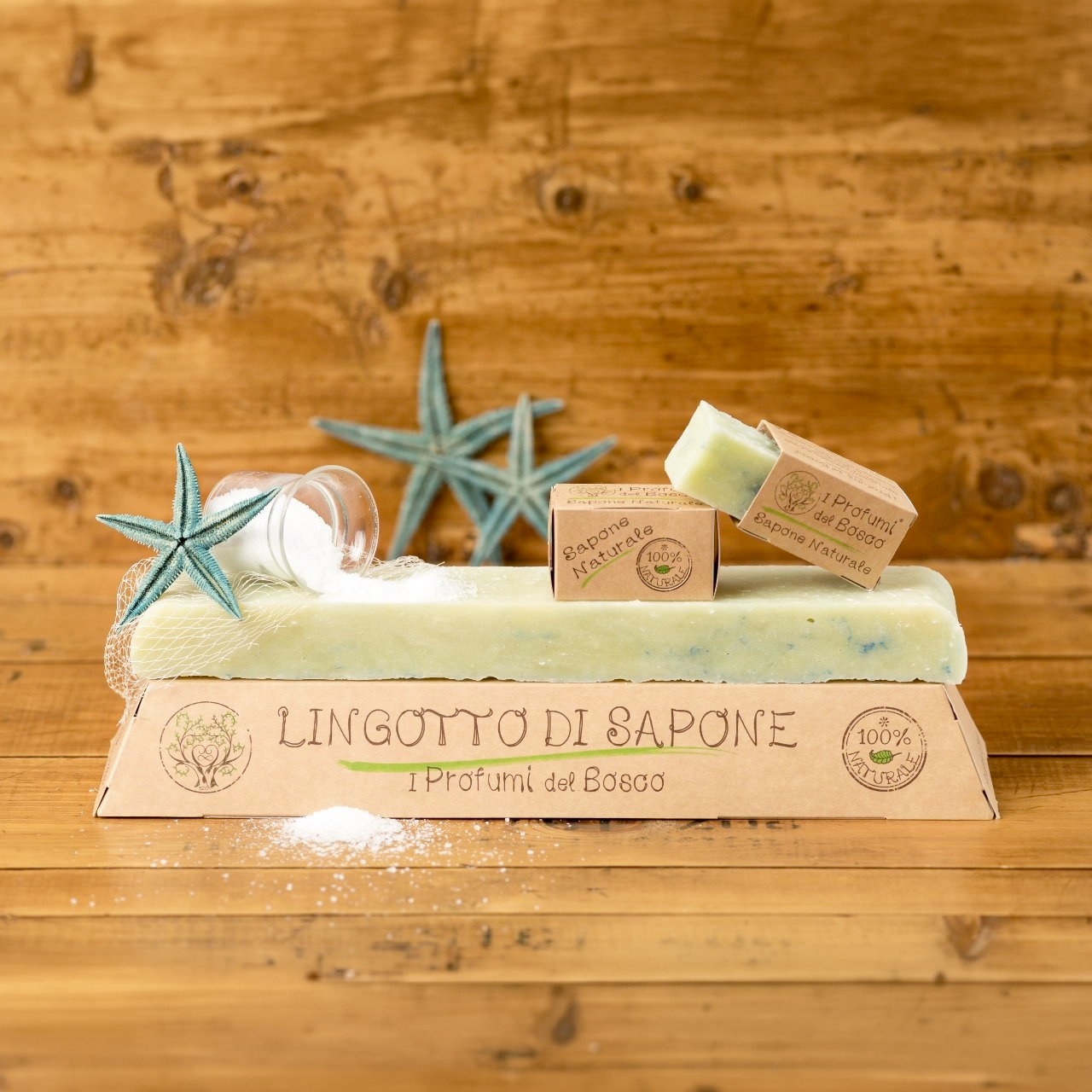 Lingotto di sapone naturale artigianale Sali di Epsom