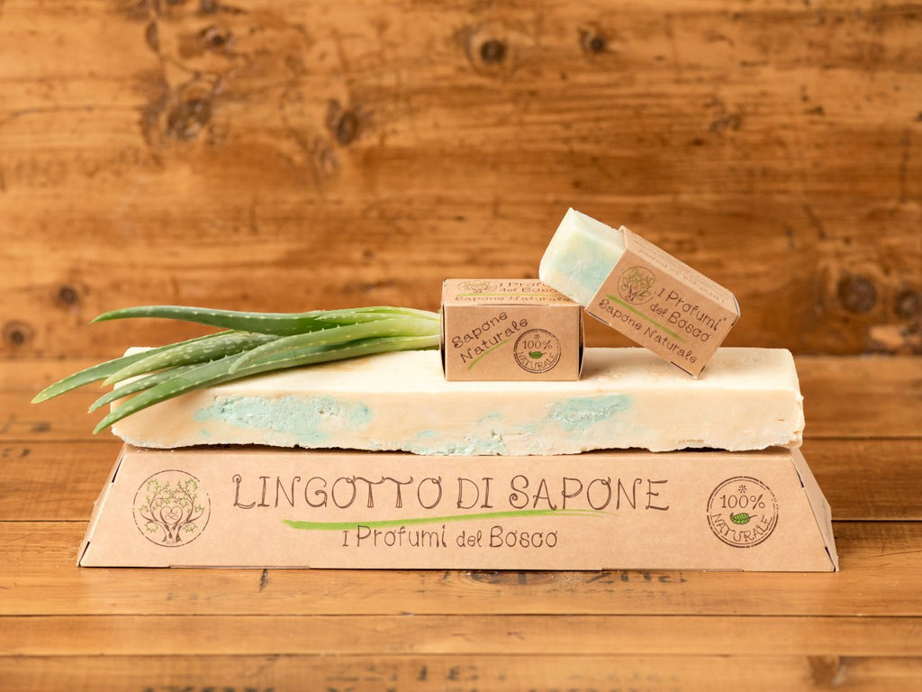 Sapone naturale artigianale all’aloe vera e melissa