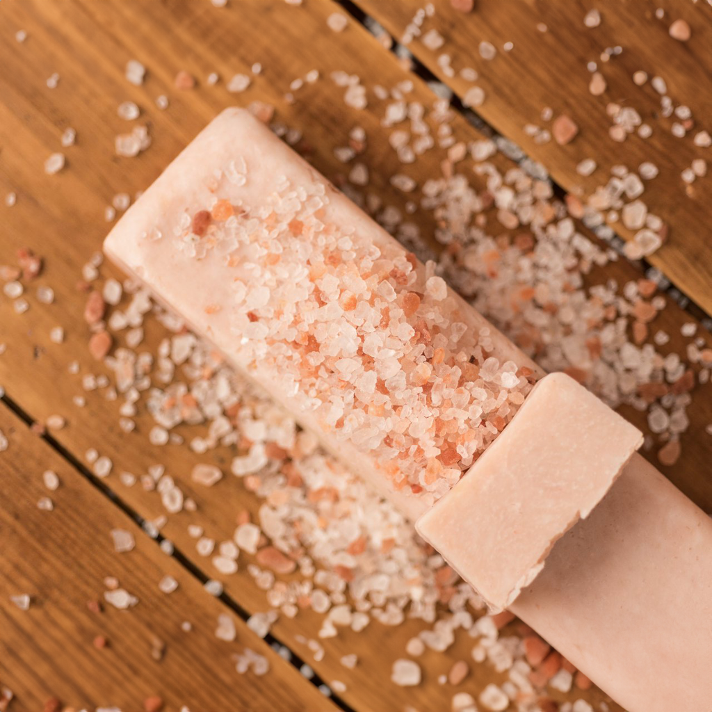 Sapone naturale artigianale Sale rosa dell’Himalaya e sandalo