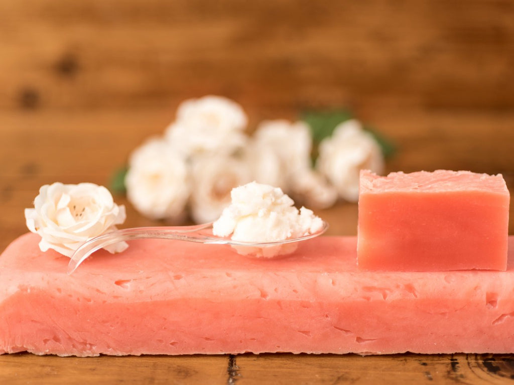 Sapone naturale artigianale alla rosa e burro di karité