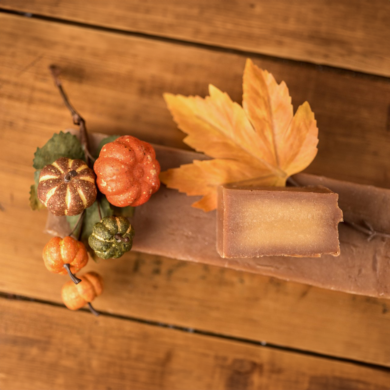 Sapone naturale artigianale alla zucca verde